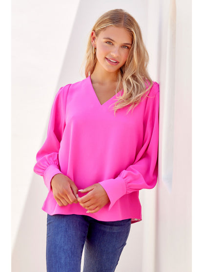 Statement Maker Hot Pink Top