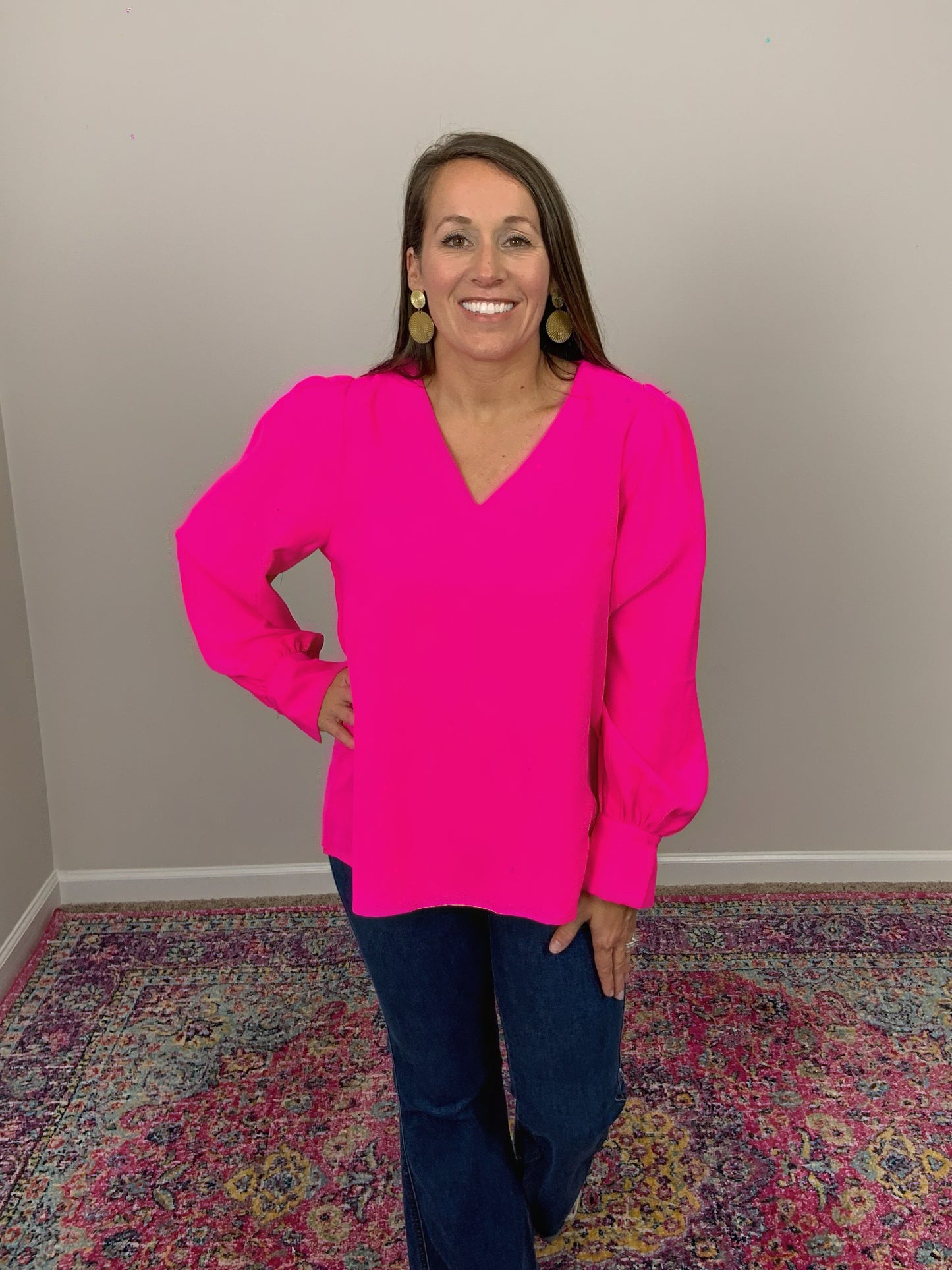 Statement Maker Hot Pink Top