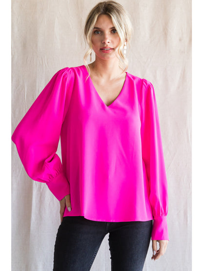 Statement Maker Hot Pink Top