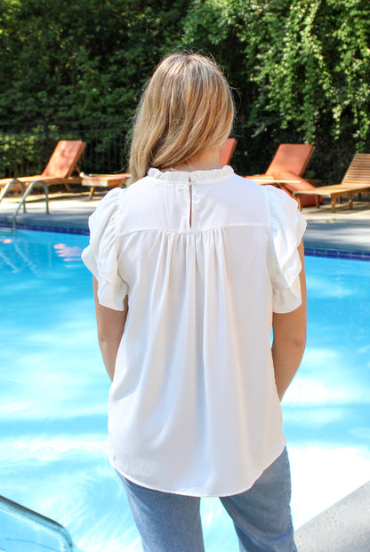 White Smocked Top RTS