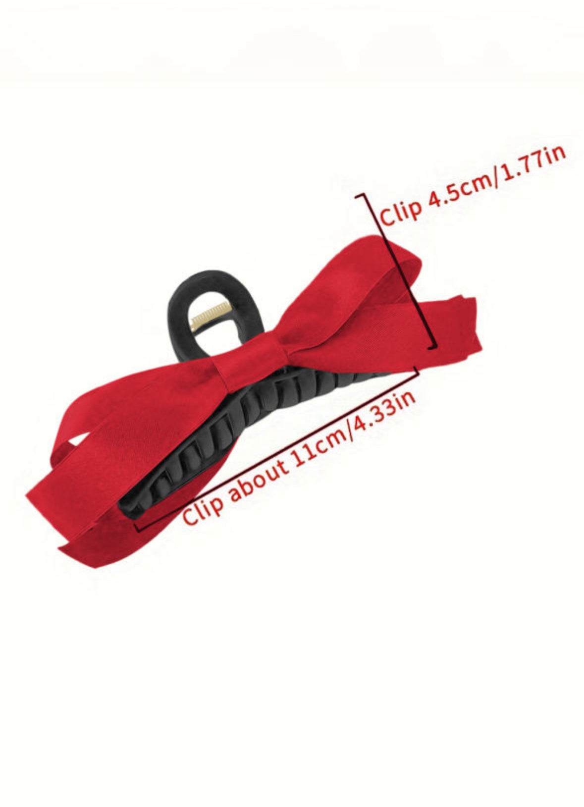 Red Bow Clip LT