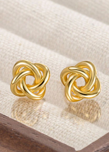 Gold Knotted Studs LT