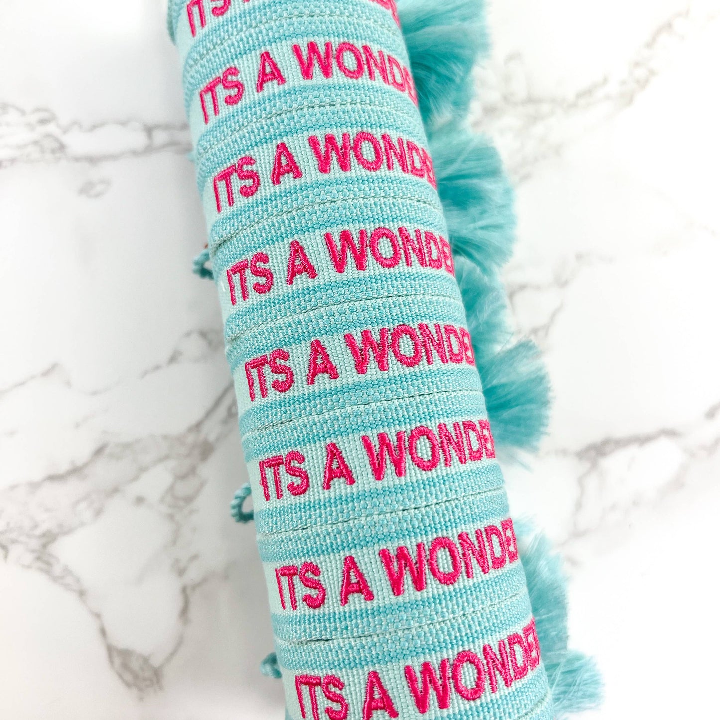 It’s A Wonderful Day Embroidered Bracelet